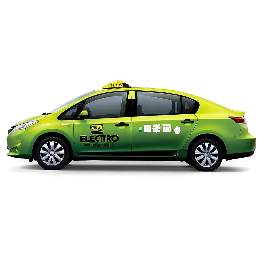 Electric Taxi Vehicle Png Dqg90