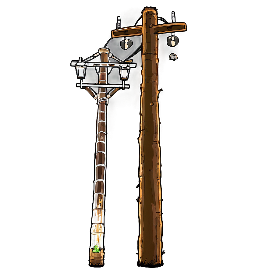 Electric Telephone Pole Png 14