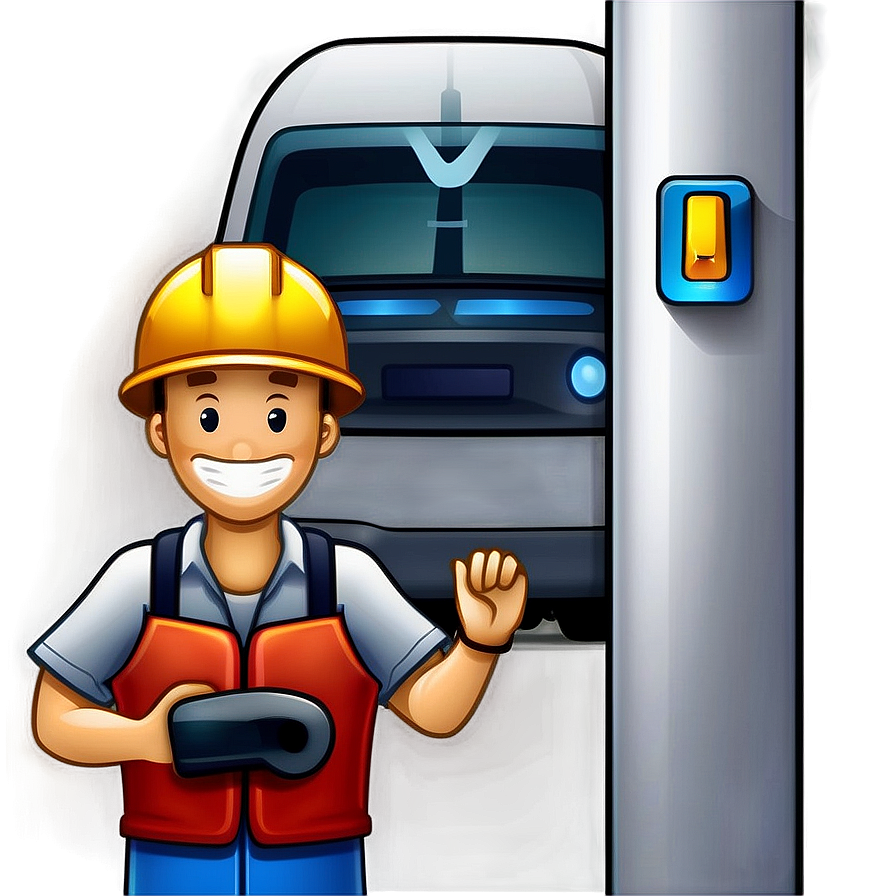 Electric Vehicle Mechanic Icon Png Jee