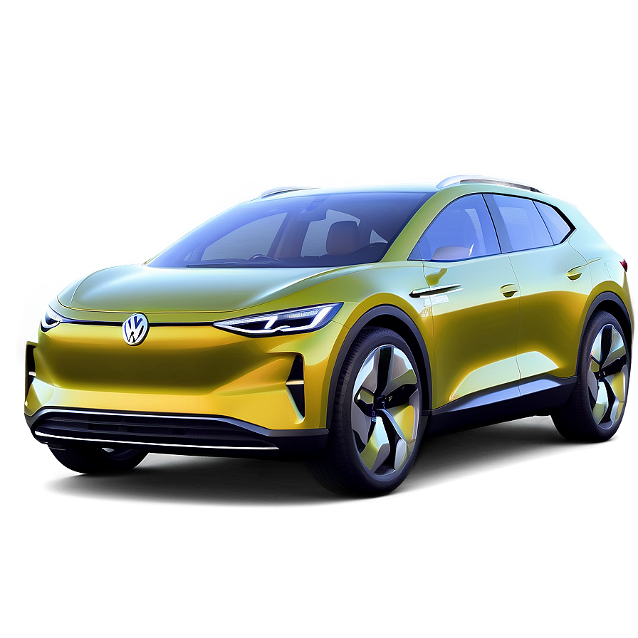 Electric Volkswagen Id.4 Png 81