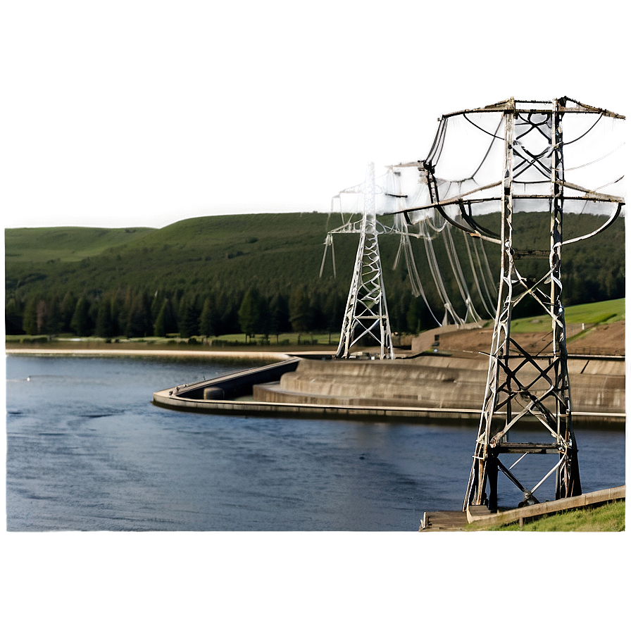 Electrical Power Grid Dam Png 06292024