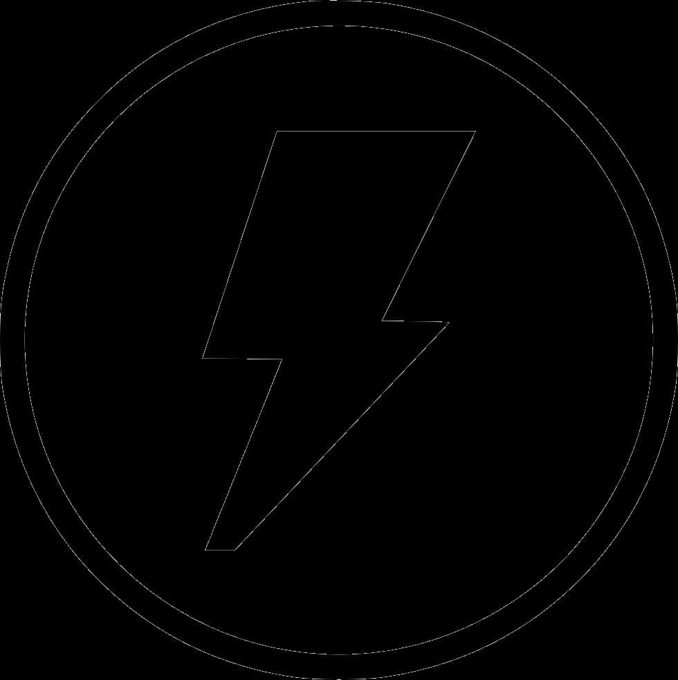 Electricity_ Symbol_ Black_ Background