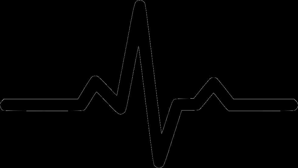 Electrocardiogram Heartbeat Line