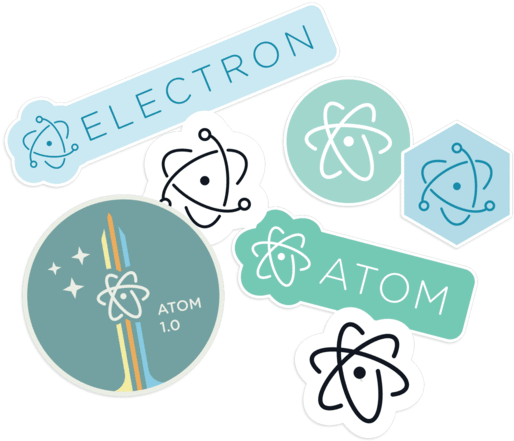 Electron Atom Stickers