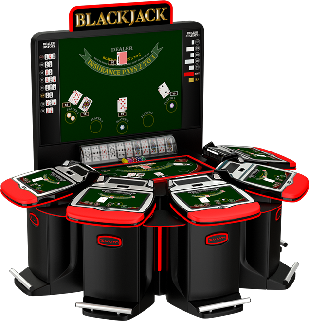 Electronic Blackjack Table Setup