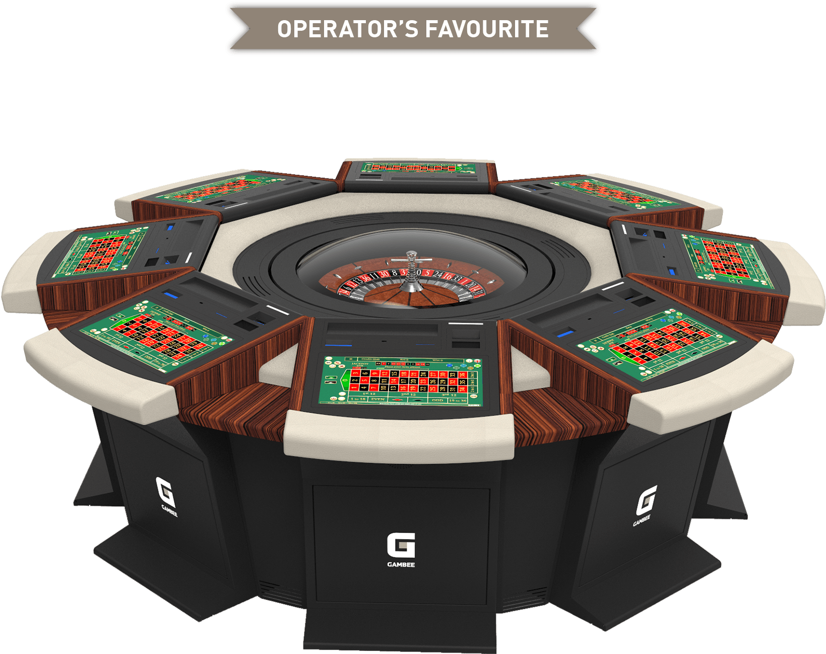 Electronic Roulette Table Setup