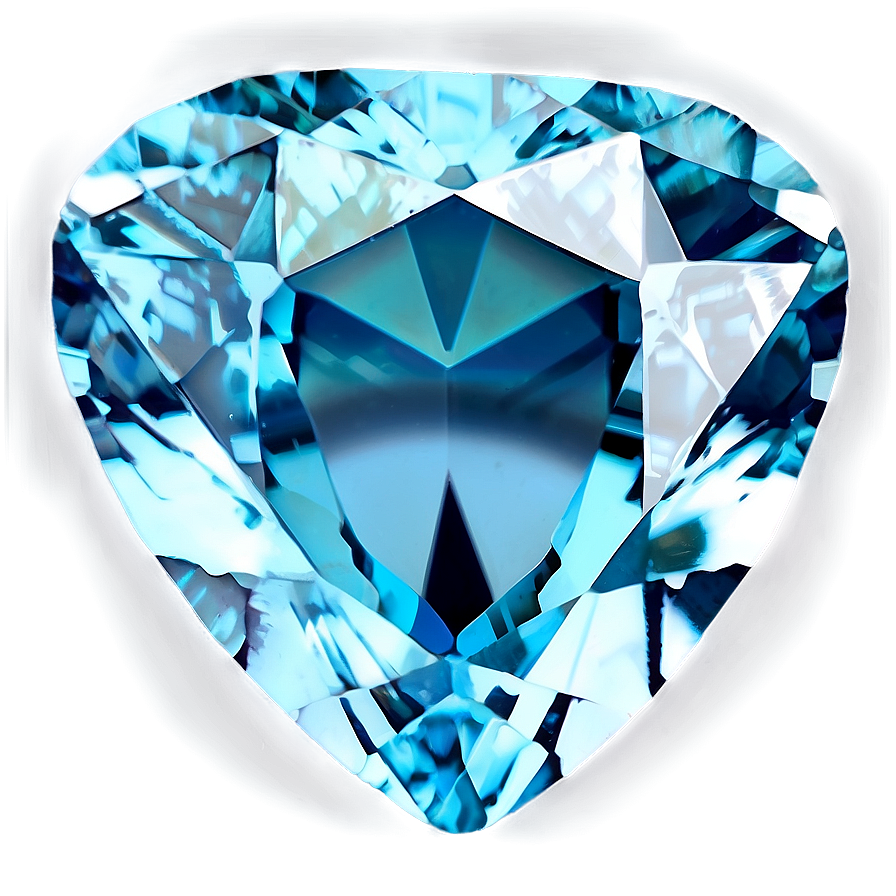 Elegant Aquamarine Gemstone Png Fct17