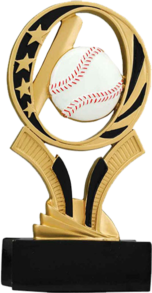 Elegant Baseball Trophy Design