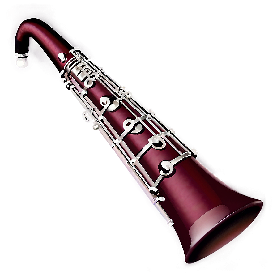 Elegant Bassoon Silhouette Png 56