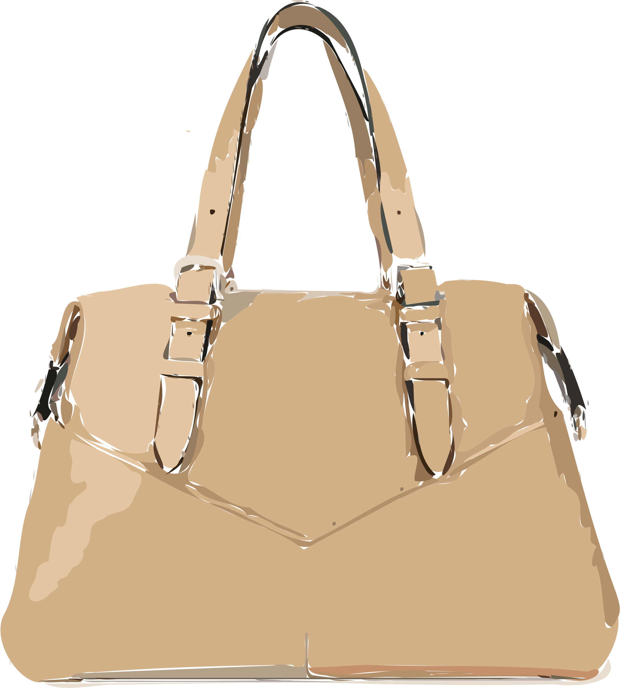 Elegant Beige Designer Handbag