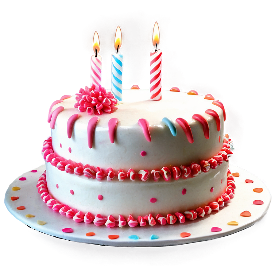 Elegant Birthday Cake Png Jjc50