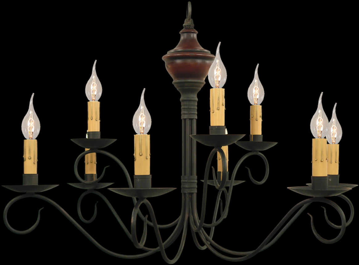 Elegant Black Chandelier Lighting