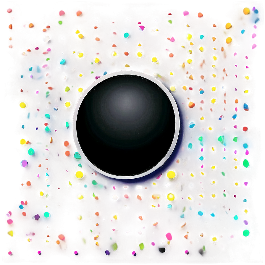 Elegant Black Dot Design Png 21