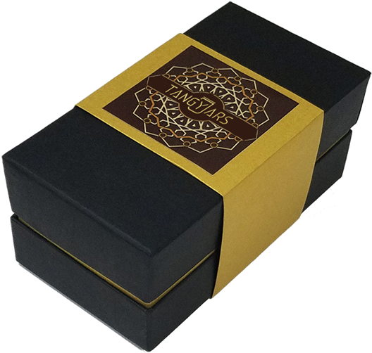 Elegant Black Gold Gift Box