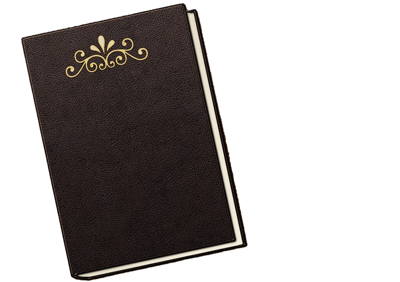 Elegant Blank Book Cover