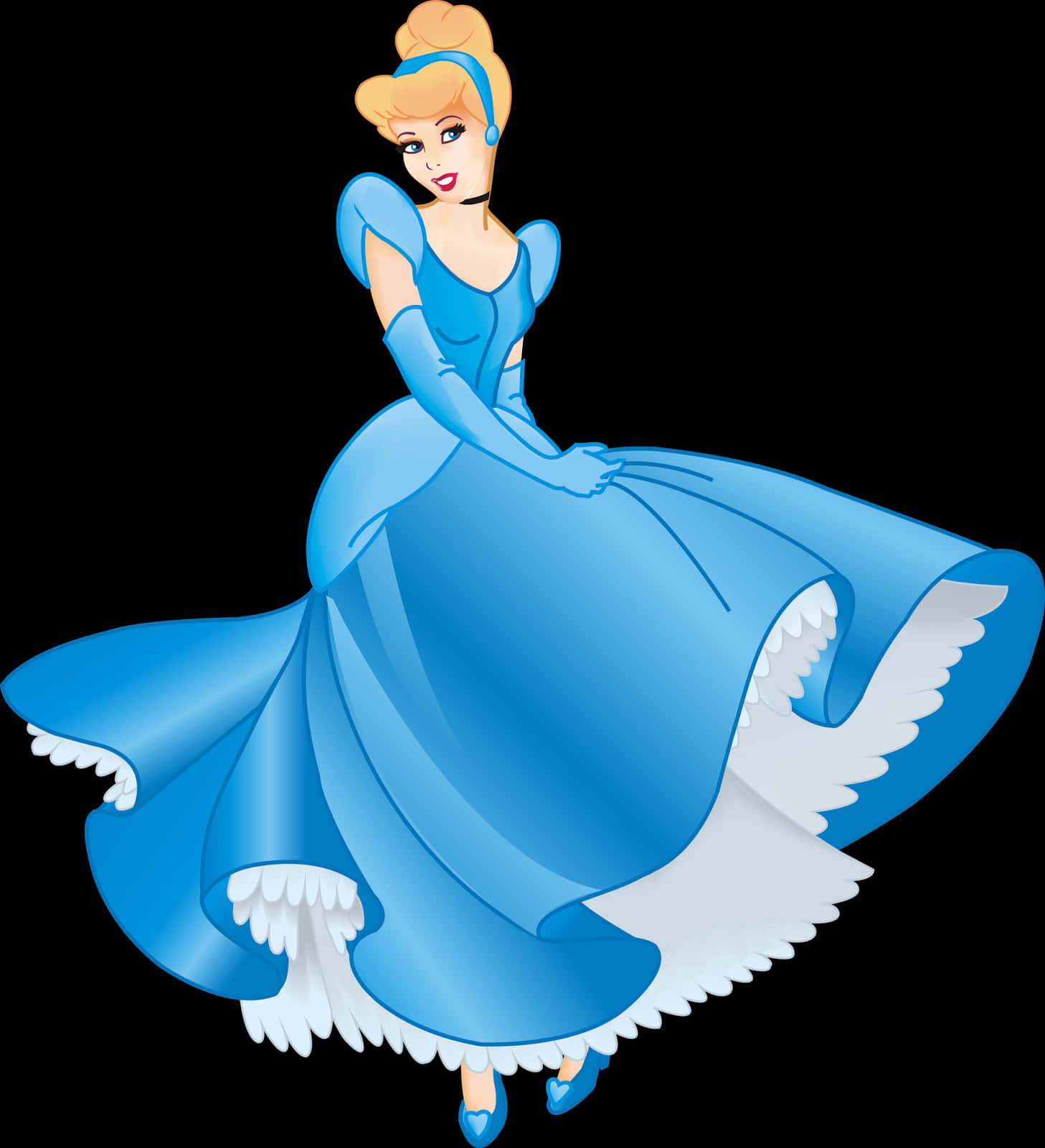 Elegant Blue Dress Princess