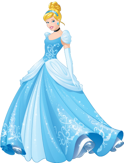 Elegant Blue Dress Princess