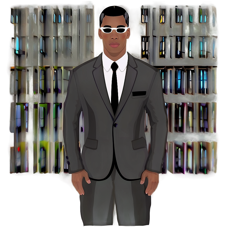 Elegant Bodyguard In Suit Png Xdn