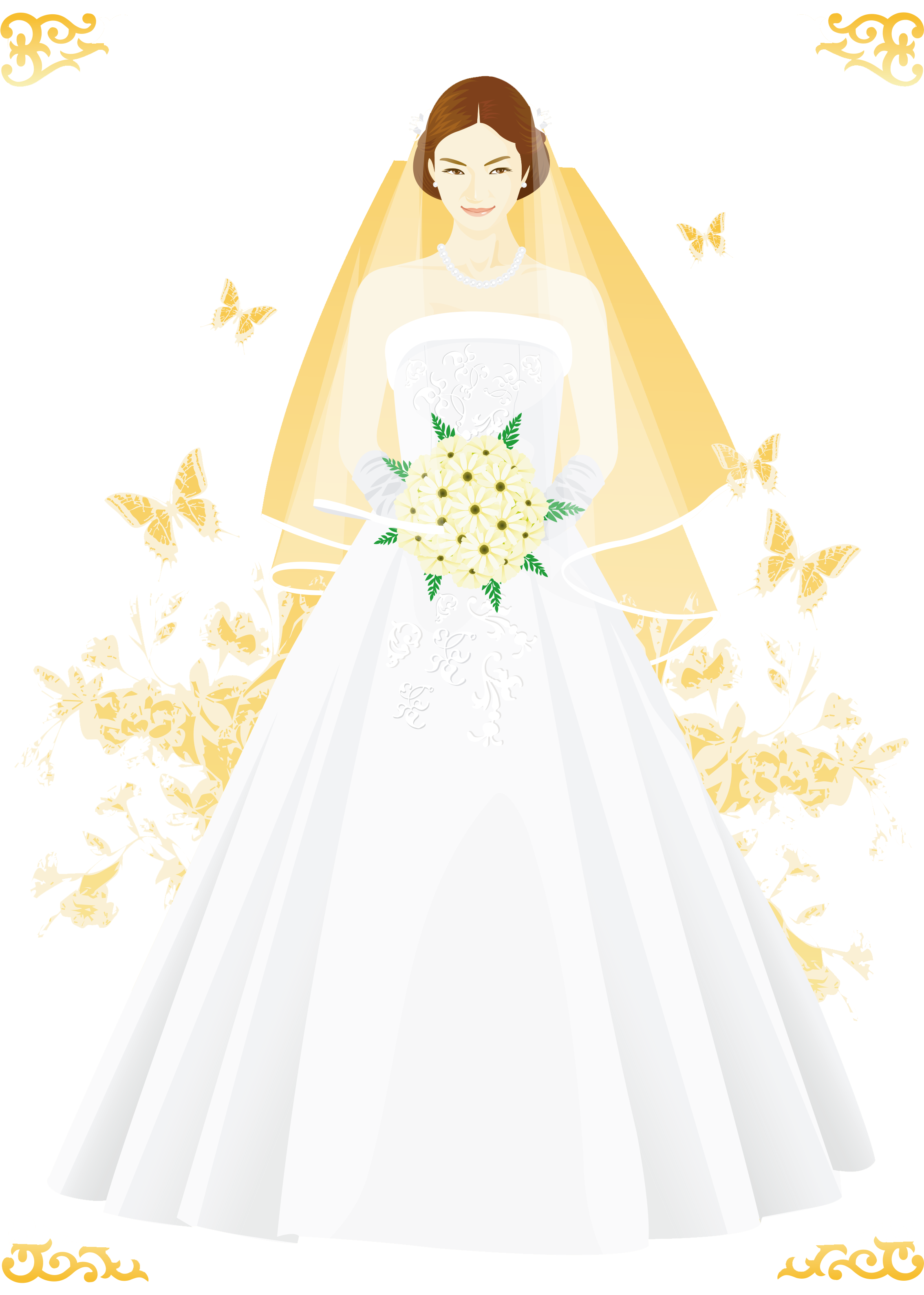 Elegant Bride Illustration