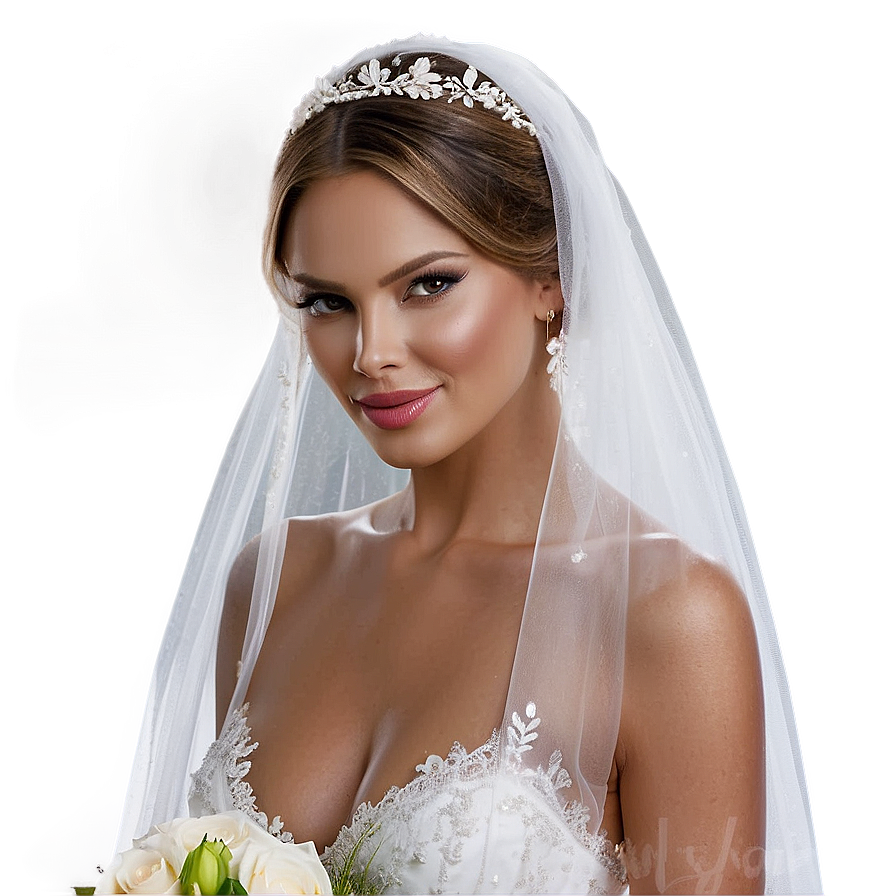 Elegant Bride Portrait Png Rrd7