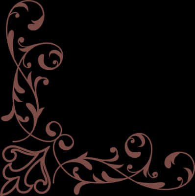 Elegant_ Brown_ Floral_ Corner_ Design.png