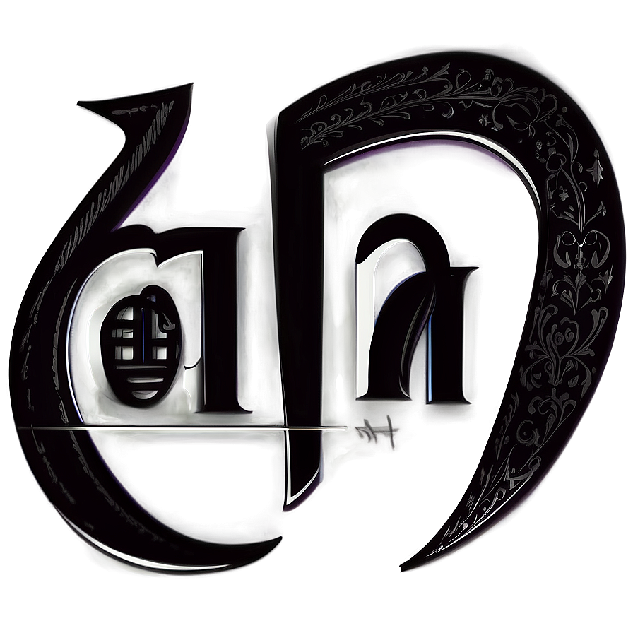 Elegant Calligraphy Png 05242024