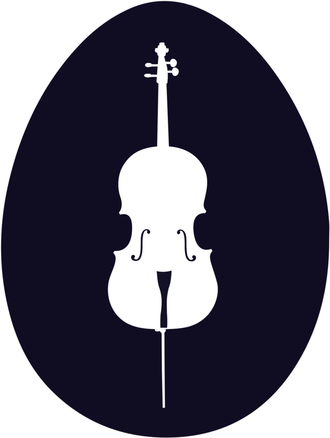 Elegant Cello Silhouette