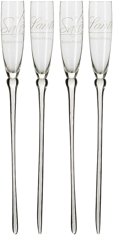 Elegant Champagne Flutes Row