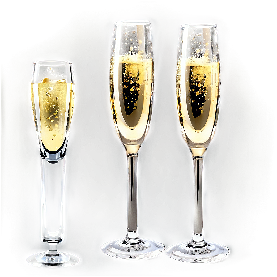 Elegant Champagne Glasses Png 06252024