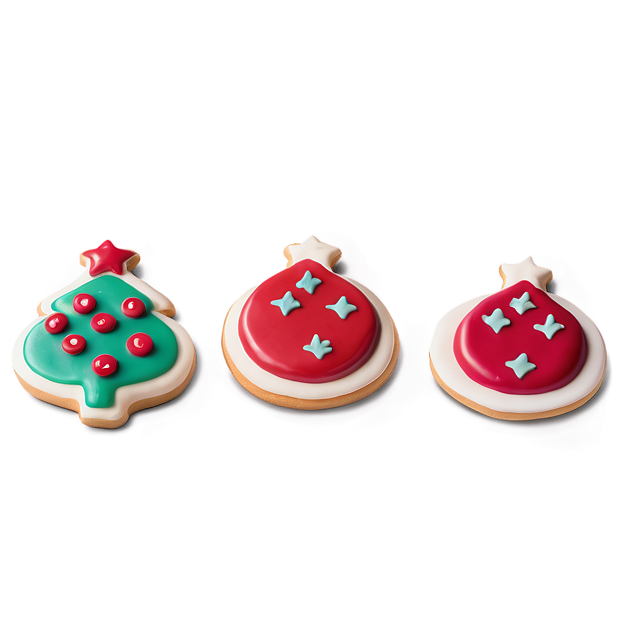 Elegant Christmas Cookie Presentation Png Wyd8