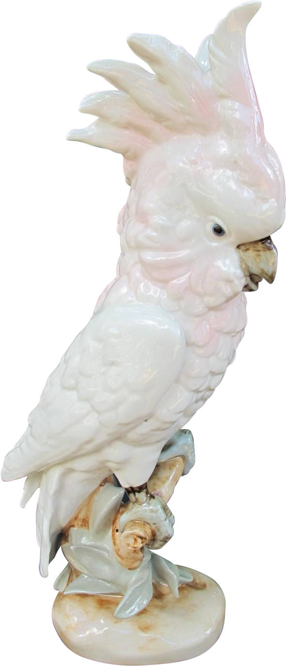 Elegant Cockatoo Sculpture