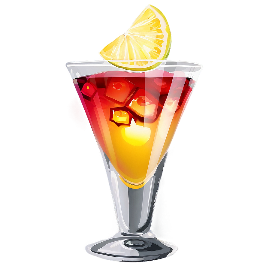 Elegant Cocktail Glass Png 13