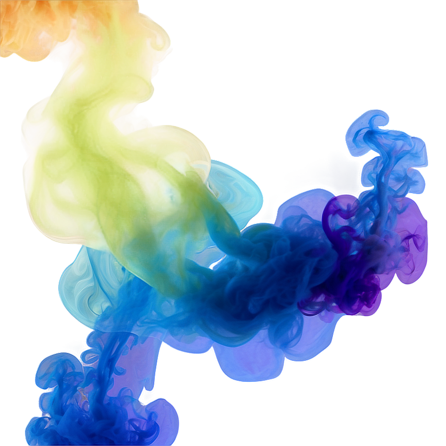 Elegant Color Smoke Swish Png 79