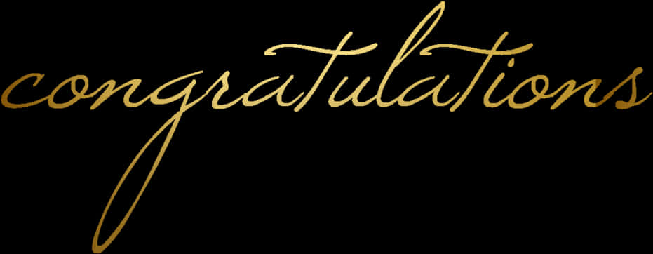 Elegant Congratulations Script