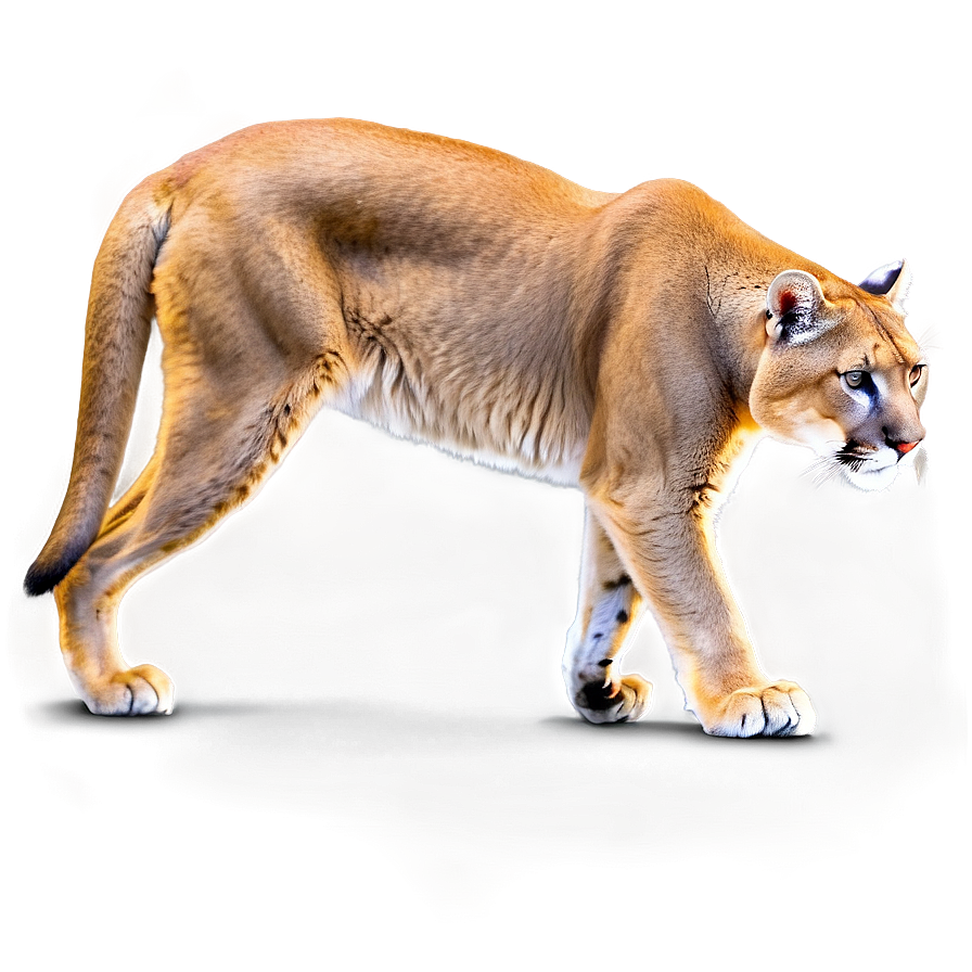 Elegant Cougar Stance Png 06202024