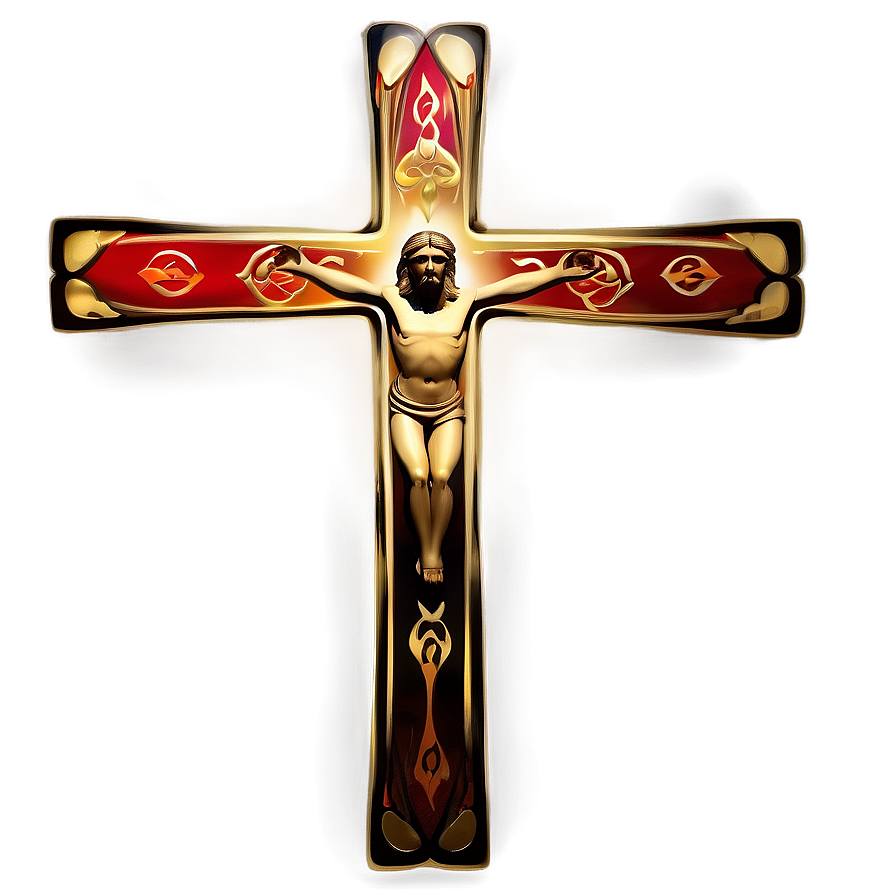 Elegant Cross Design Png 41