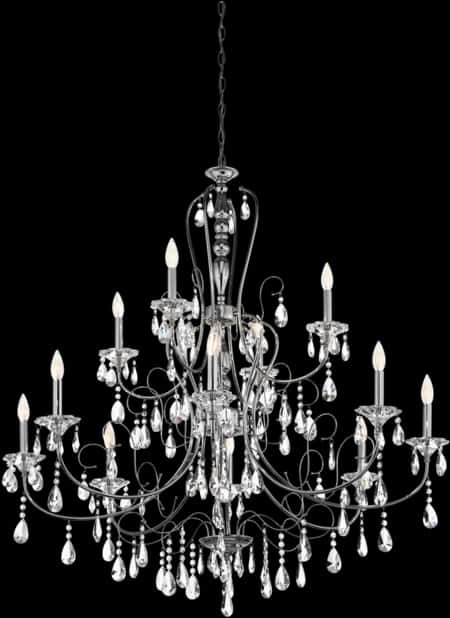 Elegant Crystal Chandelier