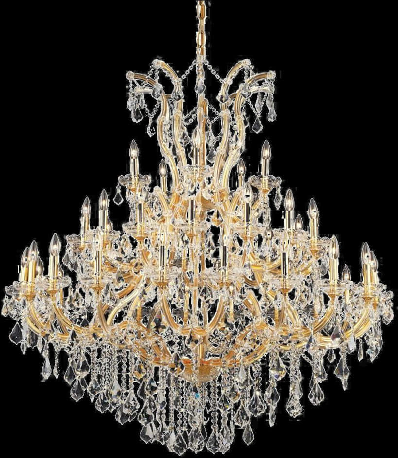 Elegant Crystal Chandelier