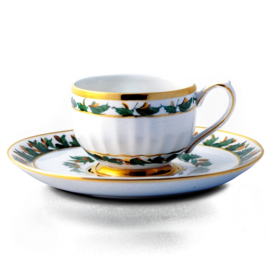 Elegant Cup And Saucer Png 98