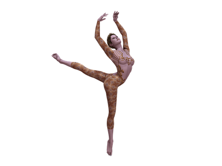 Elegant Dance Pose3 D Model