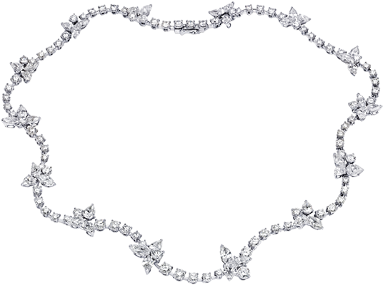 Elegant Diamond Butterfly Necklace