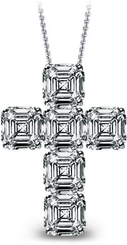 Elegant Diamond Cross Pendant