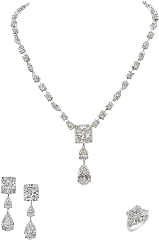 Elegant Diamond Jewelry Set