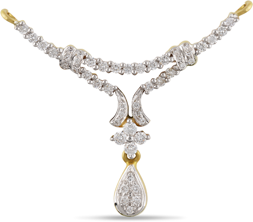 Elegant Diamond Mangalsutra Design