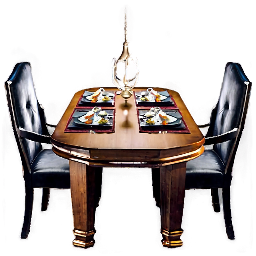 Elegant Dining Table Png 05042024