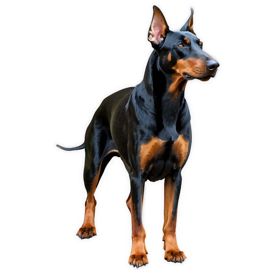 Elegant Doberman Png Qdq