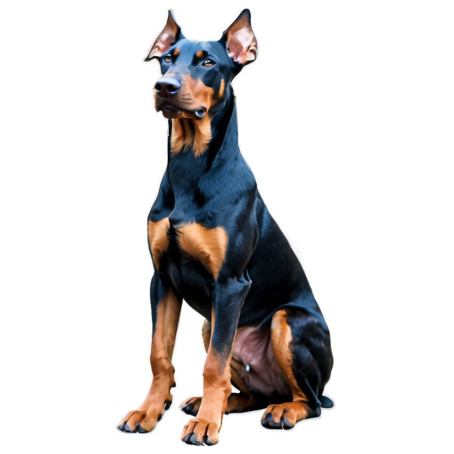 Elegant Doberman Png Rjr58