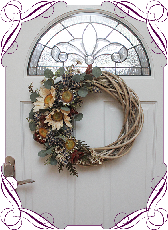 Elegant Door Wreath Decor