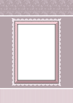 Elegant Empty Frameon Wallpaper