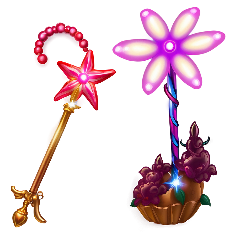 Elegant Fairy Wand Png Vag25